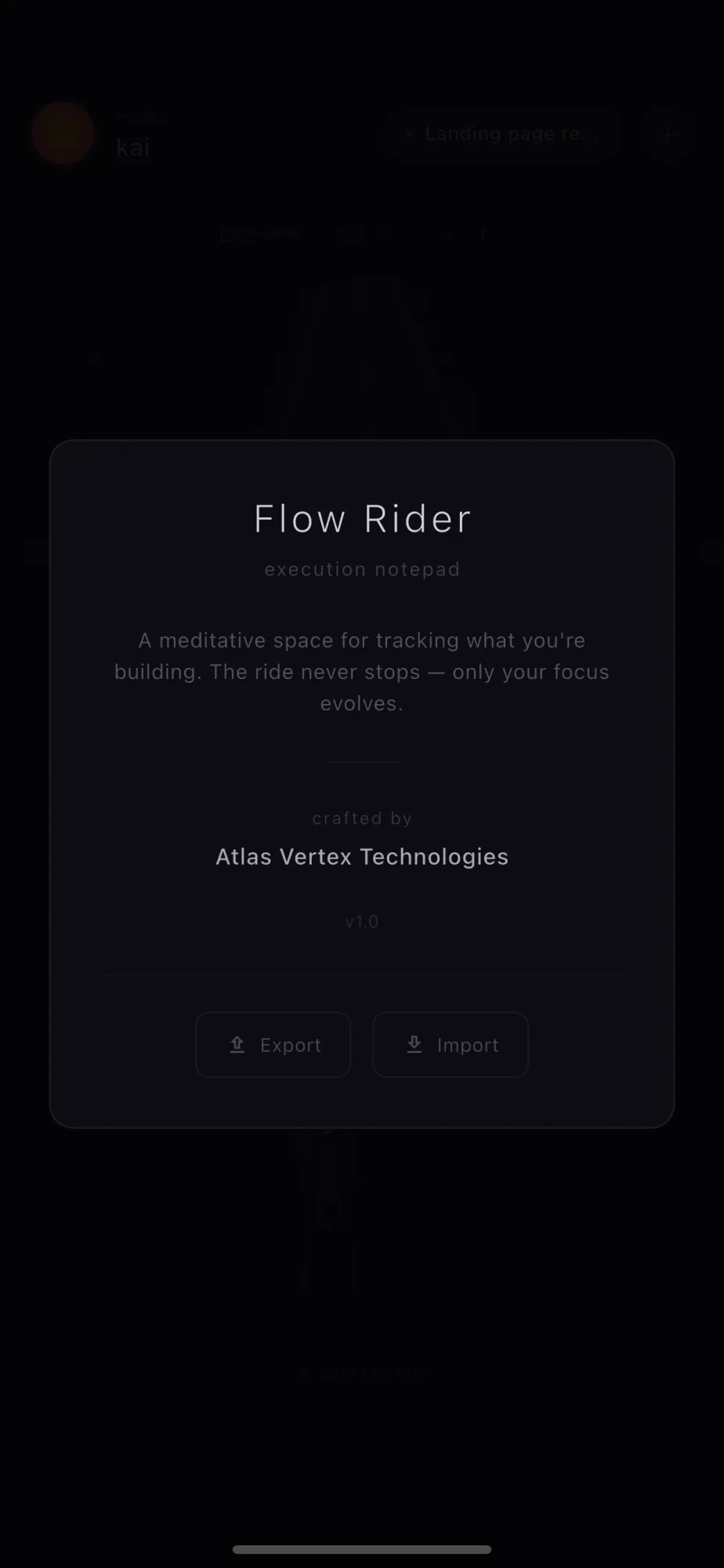 Flow Rider