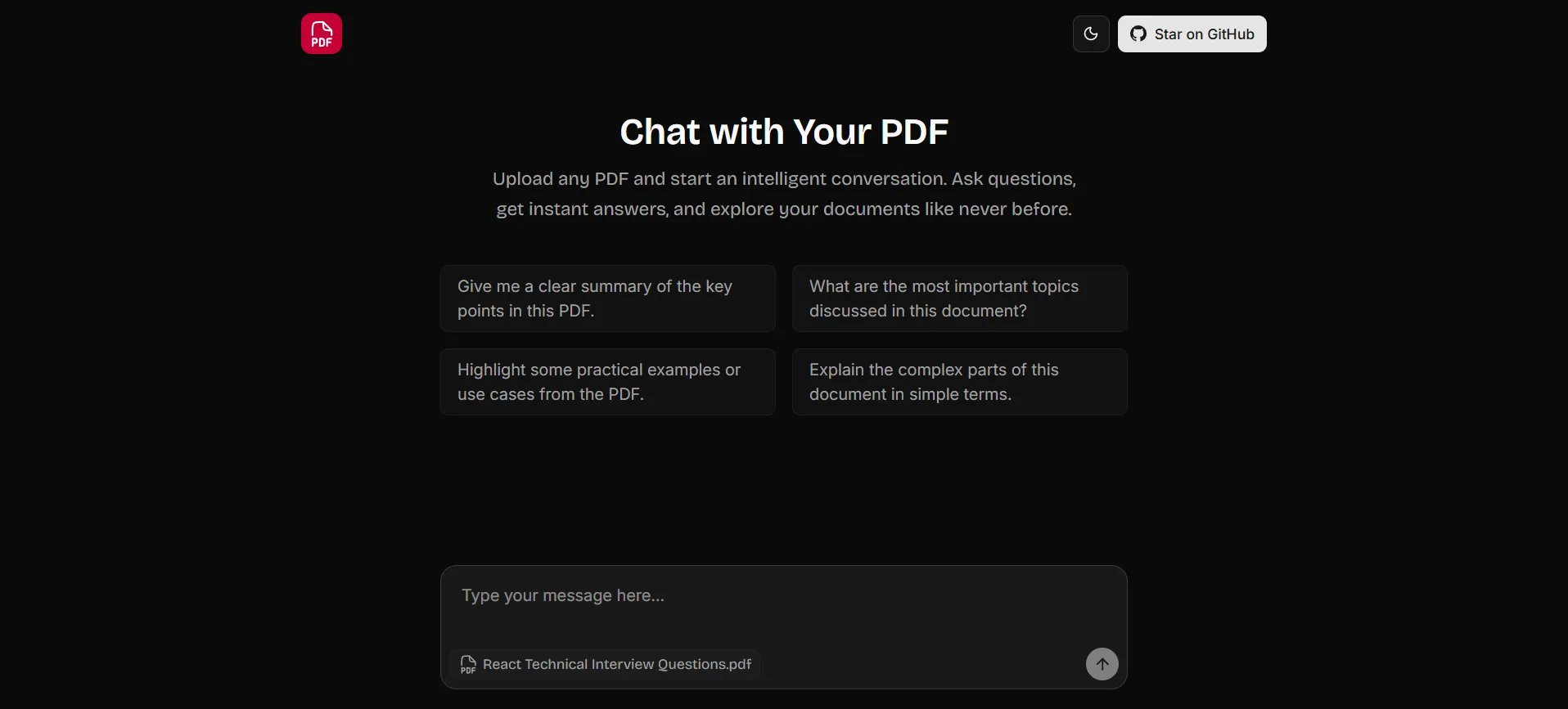 PDF Chat RAG