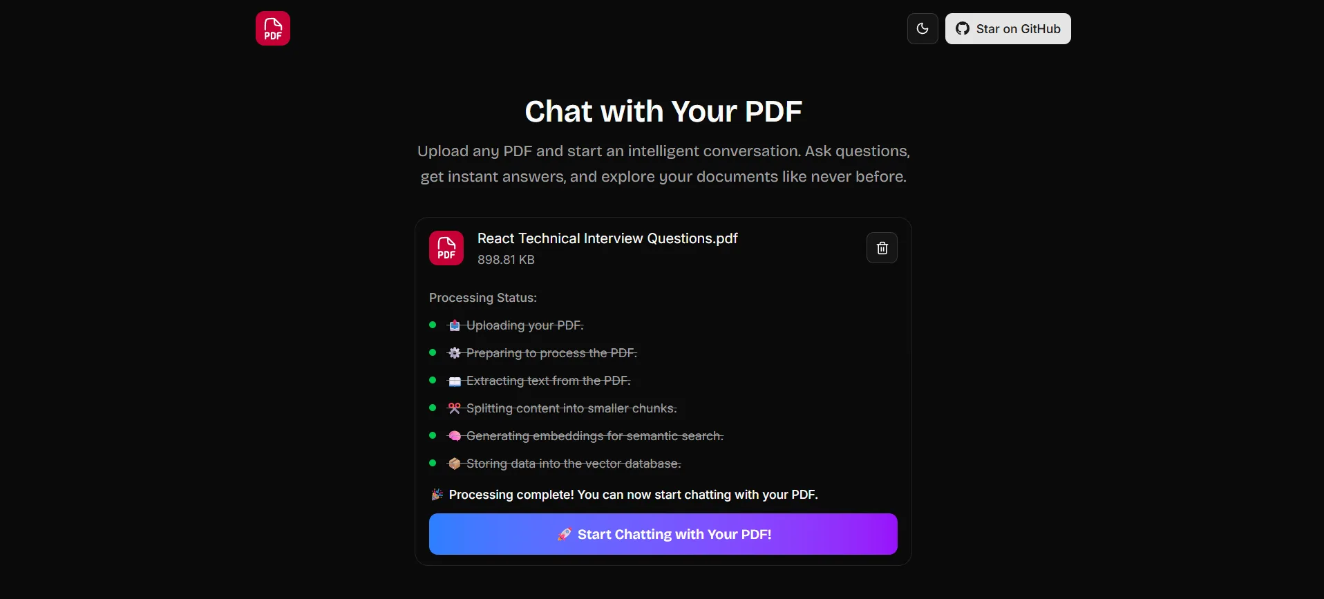 PDF Chat RAG