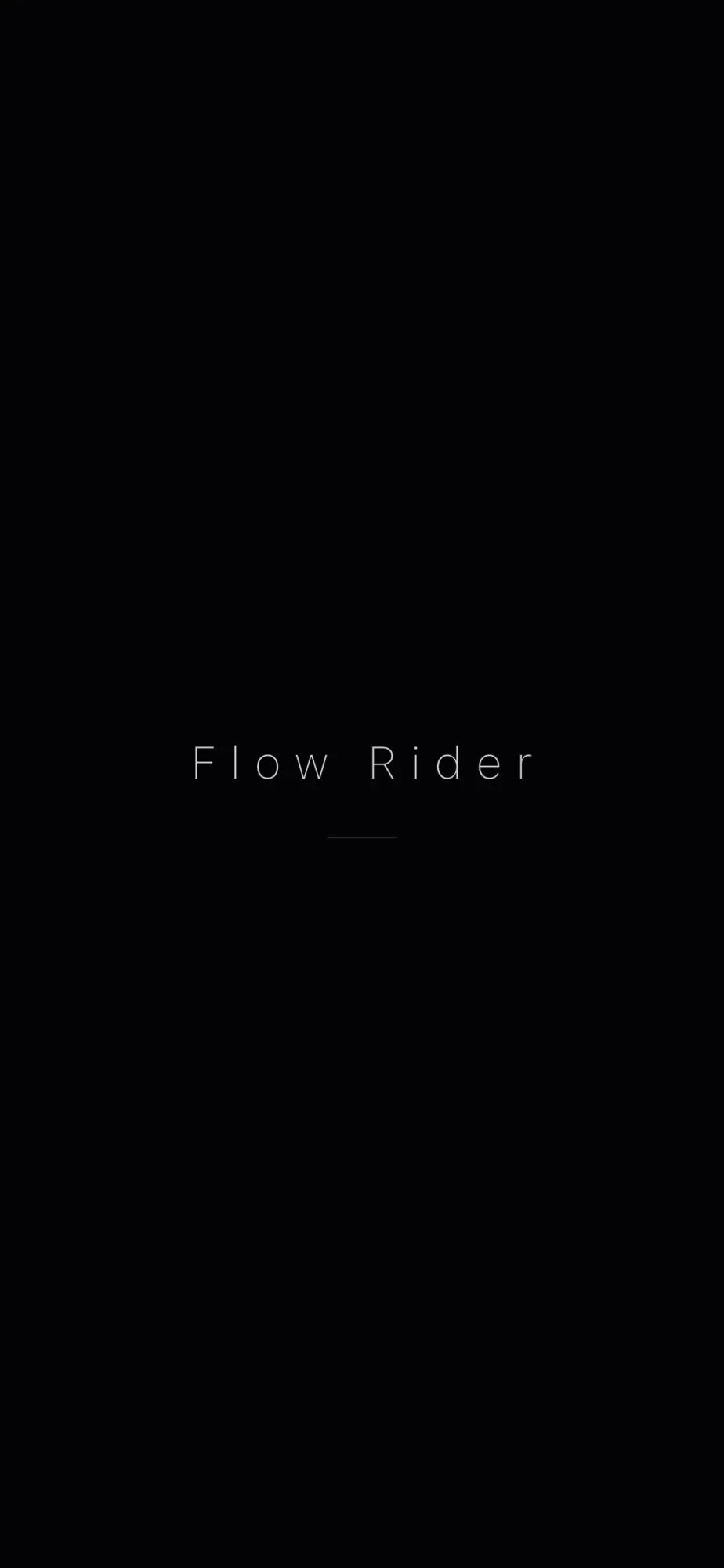 Flow Rider