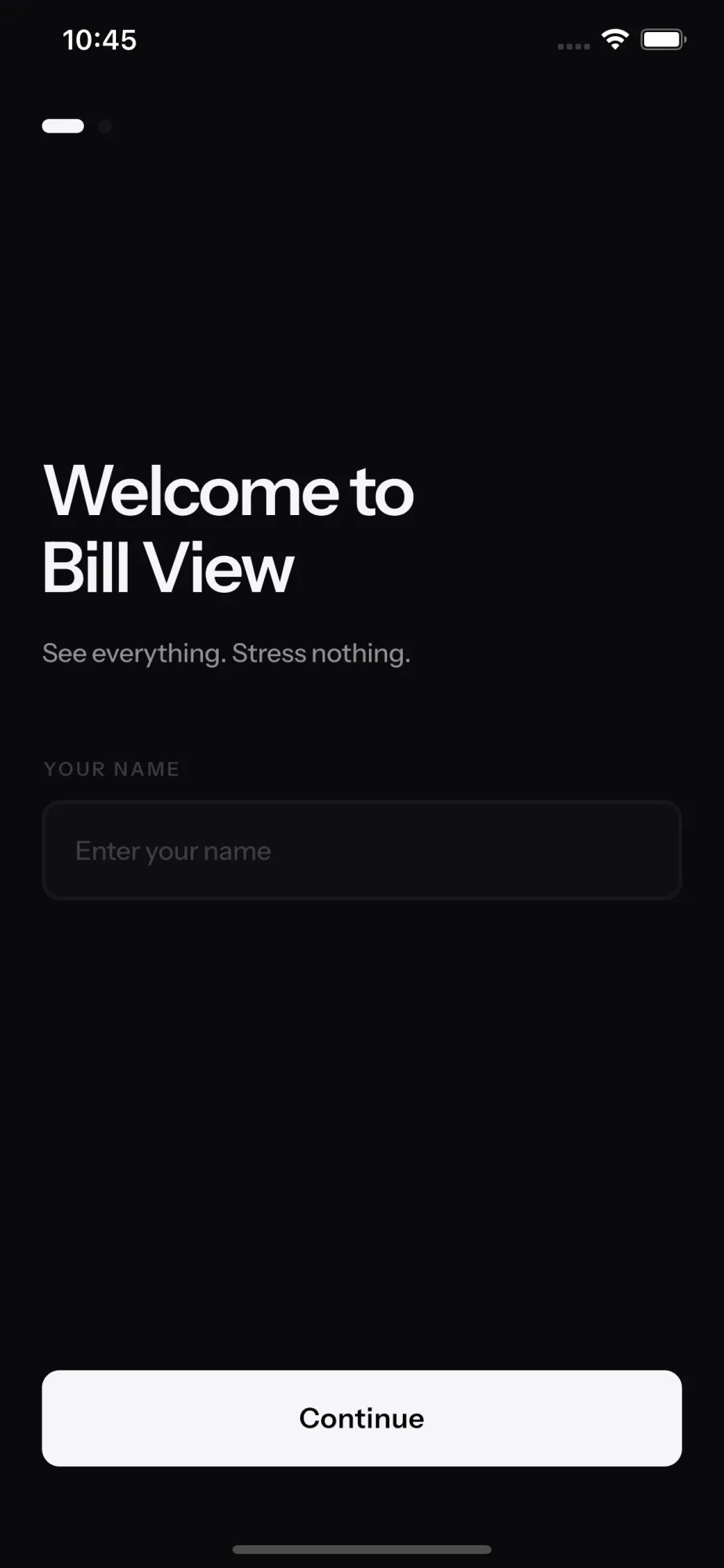 Bill View