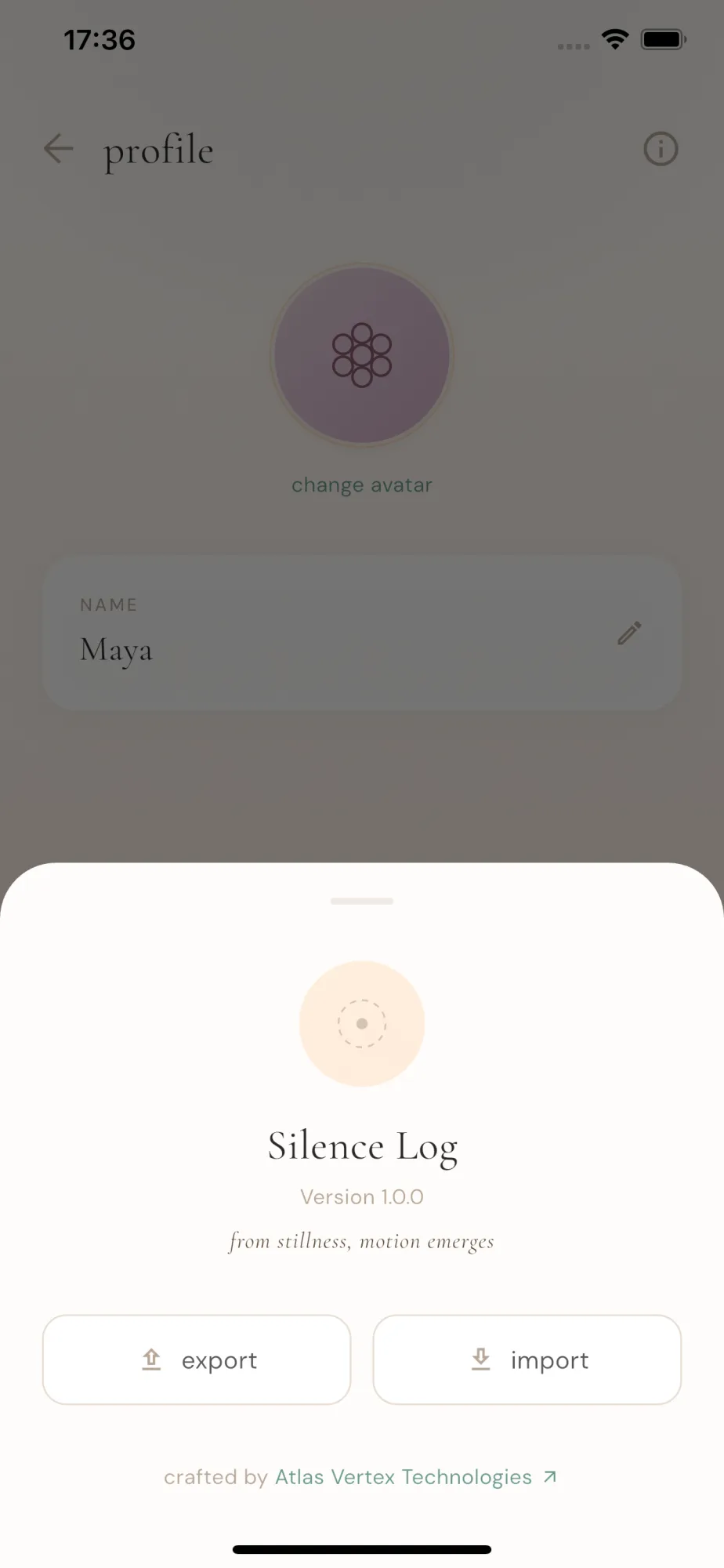 Silence Log